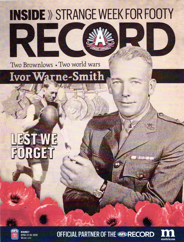 2026 Footy Record Ivor Warne-Smith