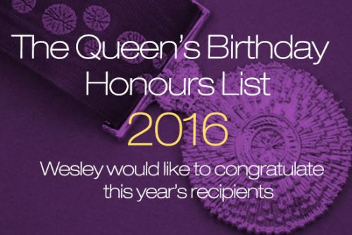 Queen's Birthday Honours 2016