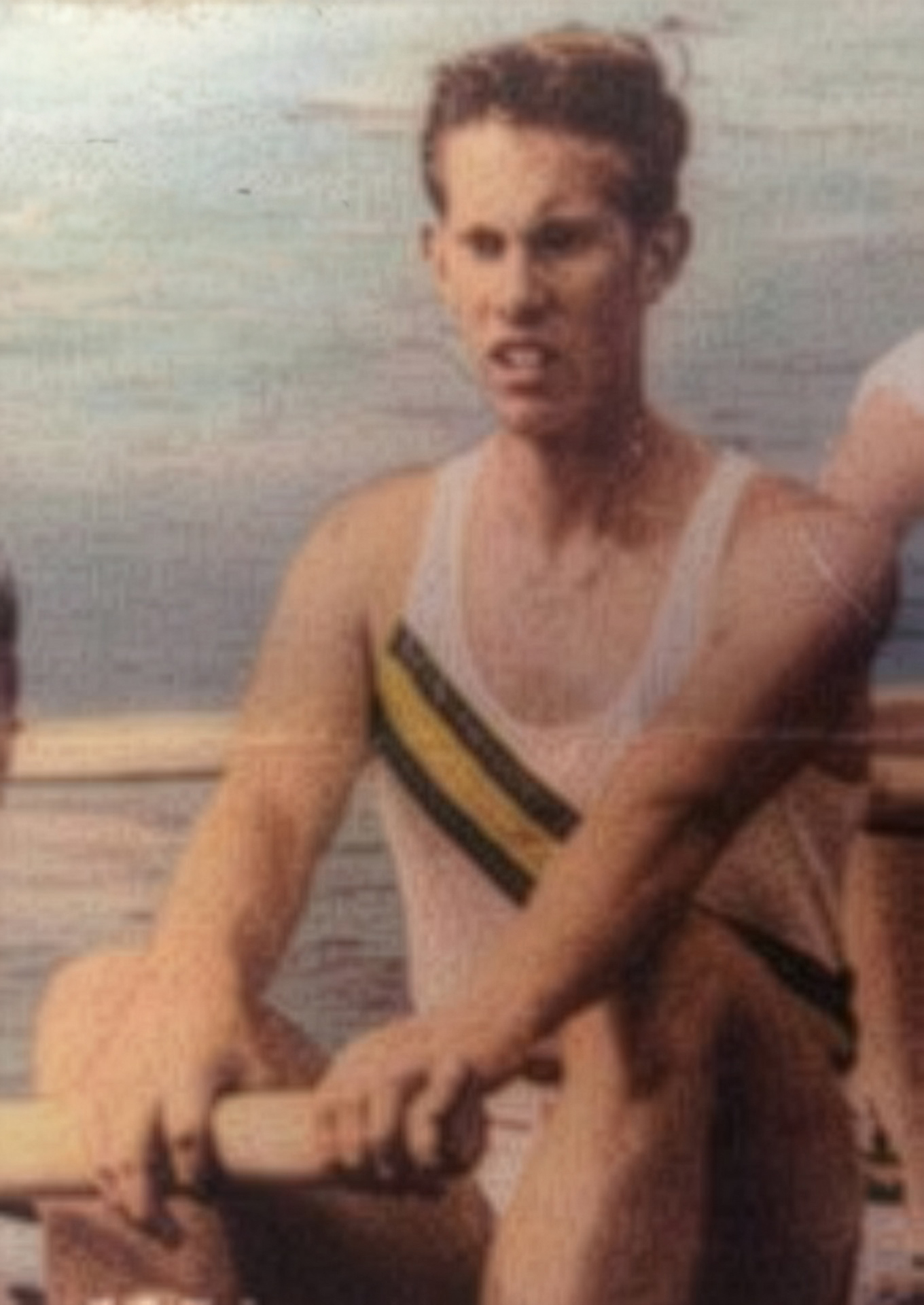 Ian Allen rowing
