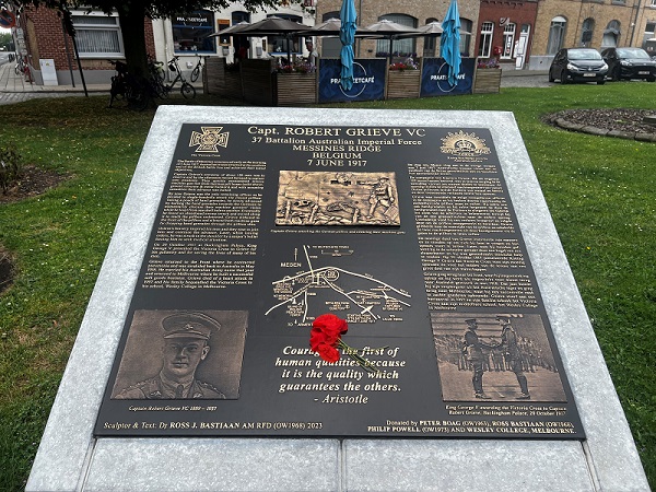 Visiting the Grieve plaques in Mesen, Belgium.jpg